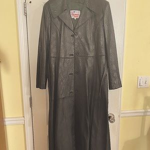 Women’s Full Length Leather Coat